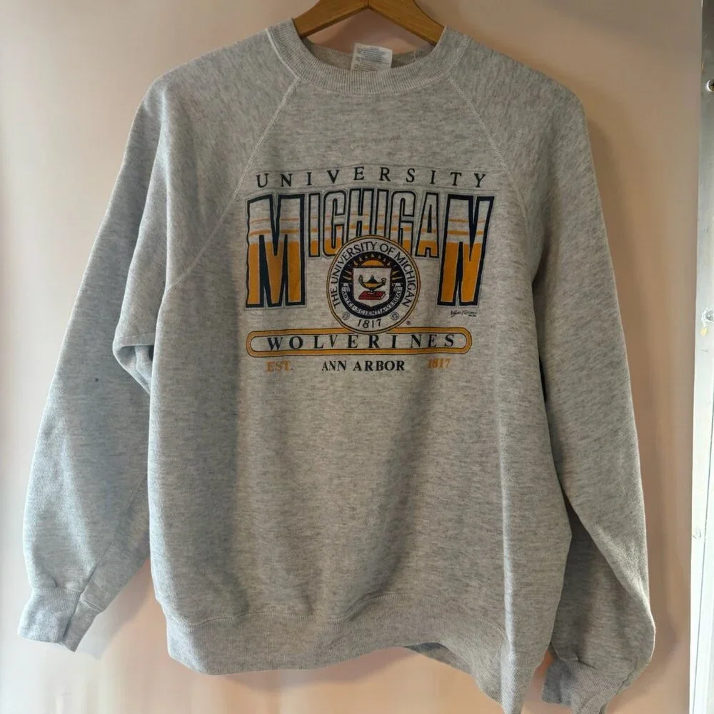 University Of Michigan Vintage Collectible Sweatshirt Size XL